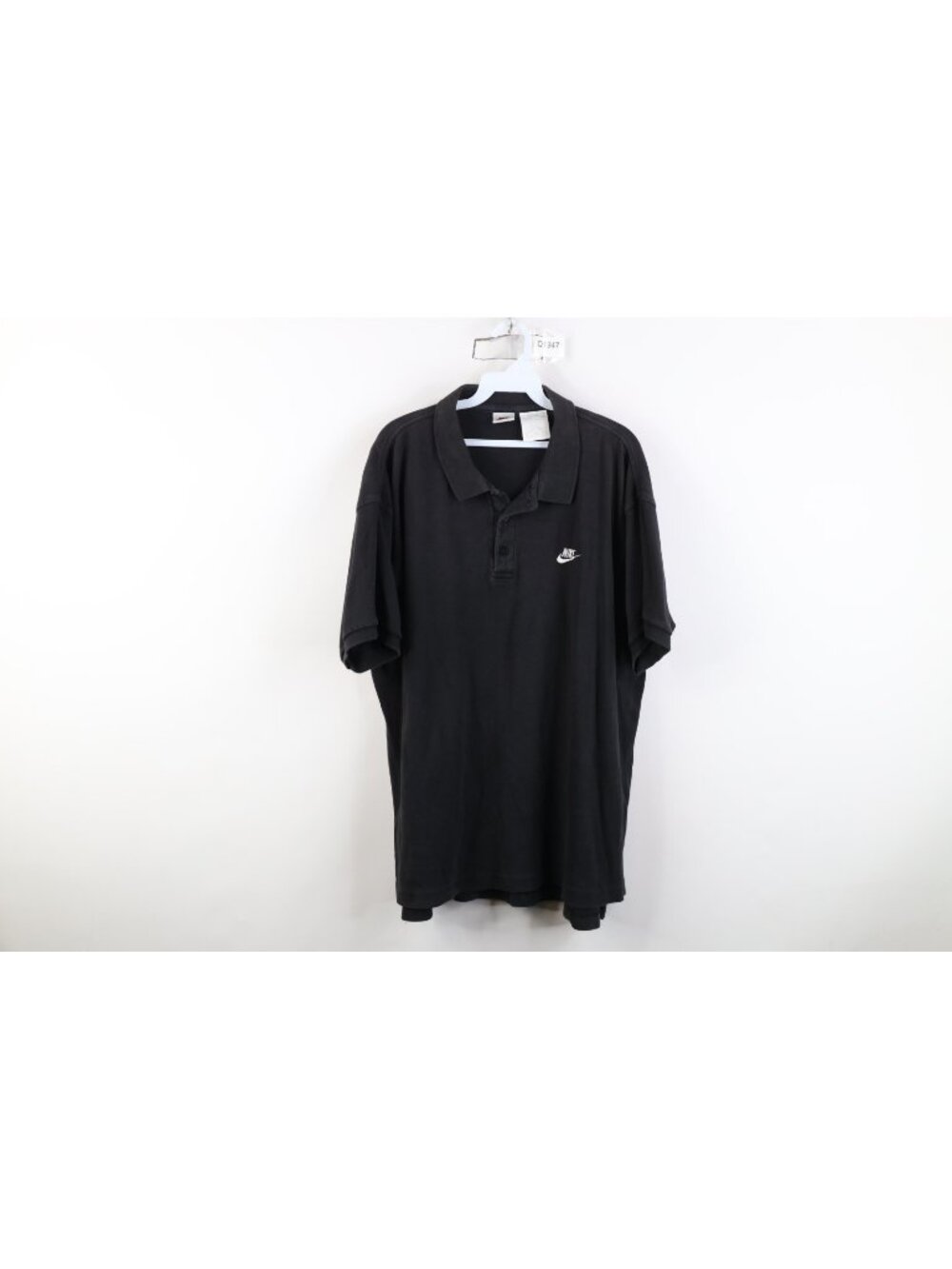 Vintage 90s Nike Mens 2XL Faded Travis Scott Mini Swoosh Soft Cotton Golf Polo